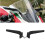 Motorcycle Rearview Mirrors with LED Light Rotating Adjustable Wing Mirrors for  Panigale V2 V4 7