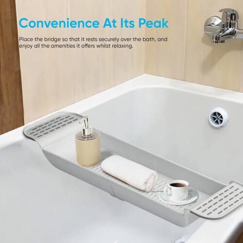 Blue Canyon Extendable Over Bath Rack Caddy 1