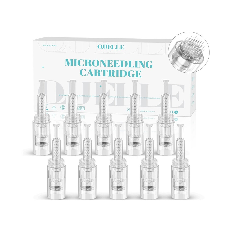 Stoyotu (10Pcs Replacement Cartridges 36 Pins) Professional Wireless Microneedling Pen Derma Pen Cartridges Adjustable Microneedle Machine Skin Care