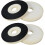 4-Pack Discs Sanding Backup Pads for  Cable 7800 Drywall Sander, Fits Most 9" Discs Sanding Tools, Foam Backed 1