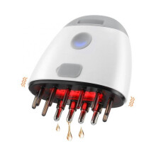 Hair Massager Scalp, Electric Scalp Massager Brush, Oil Applicator for Scalp Massager, Red Light Scalp Stimulator Oil Dispenser for Head