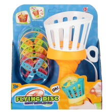 Sada na hod frisbee, viacfarebná, vopred zostavená, 6 diskov na hranie vonku a rodinnú zábavu