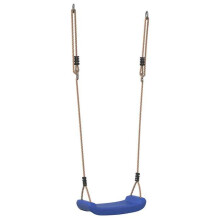 Outdoor Children's Swing, Blue, Adjustable Rope, 37 x 16 x 9 cm, Max Load 50 kg, For Outdoor Use
