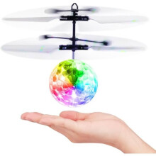 Lentävä pallohelikopteridrone infrapunainduktiolla 8-vuotiaille ja sitä vanhemmille lapsille, unisex-lelu