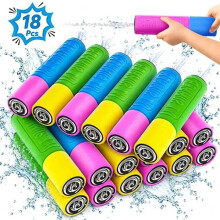 18 Foam Water Cannons XXL Outdoor Water Toys for Kids, Pool Beach Garden Summer Play, Ages 3-12