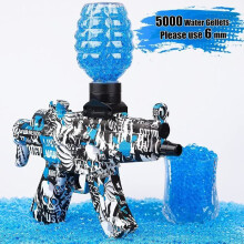 Electric Water Ball Blaster High Speed MP5 Style with 5000 Water Balls Blue