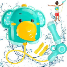 Speelgoedwaterpistool in de vorm van een dierenrugzak, grote capaciteit van 2200 ml, bereik van 8 meter, ideaal voor buitenspelen in de zome