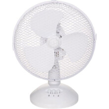 Portable Desk Fan 22.9 cm, Two-Speed Quiet Operation, Ideal for Bedroom or Office Use