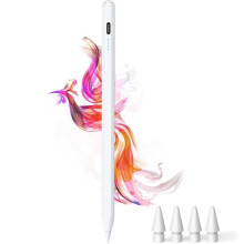 Magnetischer Stylus-Stift für iPad (2018–2025), Schnellladefunktion, Handballenerkennung, kompatibel mit iPad Pro, Air und Mini