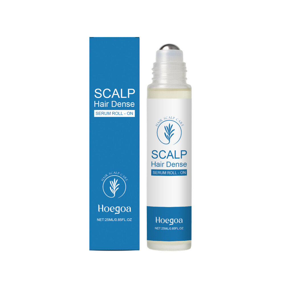 HOEGOA Rosemary Hair Care Roll-on Essence Roll-on Massage Scalp Care Gentle Nourishing Smooth Hair Care