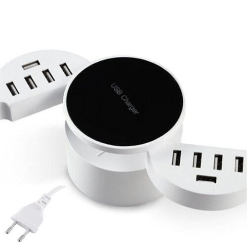 10 Port USB Charging Hub, Multi Device Desktop Charger for Most USB Powered Mobile Devices