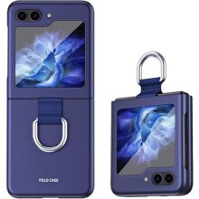 Protective Case for Samsung Galaxy Z Flip 5, Shockproof and Scratch-Resistant, Navy Blue Case