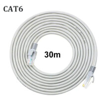 Καλώδιο Ethernet Cat 6 μήκους 30 μ., υψηλής ταχύτητας, θωρακισμένο, για σταθερή και αξιό