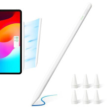 Kabelloser Lade-Stift für iPad, Handballenerkennung, Neigungserkennung, kompatibel mit iPad Pro, Air und Mini, Weiß