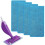 Reusable Microfiber Mop Pads Replacement for WetJet Spray Mop Floor Cleaning, Blue, 4 Pack 1