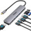 Πολυλειτουργικός αντάπτορας USB C 7 σε 1 με HDMI 4K, τροφοδοσία 100 W, θύρα USB 3.0, 2 θύρες US 1