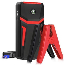 Arrancador de coche de 12 V 1000 A 12800 mAh para motores de gasolina de hasta 6,0 L y diésel de hasta 4,0 L con pinzas de seguridad intelig