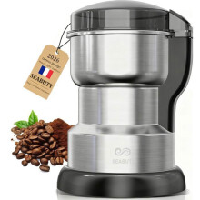 Molinillo eléctrico de café y molinillo multifunción para granos y especias, 400 W, compacto, para uso doméstico.