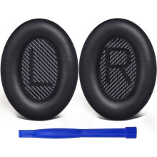 Ersatz-Ohrpolster für QuietComfort 35 und 35 II Over-Ear-Kopfhörer, weicher Memory-Schaum, Schwarz