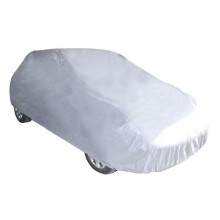 Auton suojapeite, pölytiivis 482 x 178 x 119 cm, 80 g/m² polypropeenia, joustava reunus, 2 kiinnikettä, harmaa