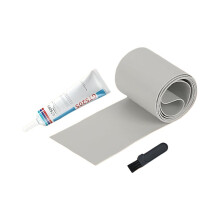 Waterproof Inflatable Patch Tape Kit - Heavy Duty Air Mattress Repair Set , Ideal for Outdoor Gear Gray