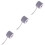 3Rouleaux Rubans Tissus Gris Durables Pour Cadeaux DIY 4