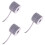 3Rouleaux Rubans Tissus Gris Durables Pour Cadeaux DIY 6
