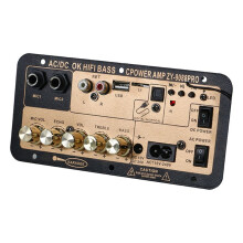 5.0 Versterkerprint met Optische Audioversterker, USB FM-Radio, TF-Speler, DIY-Audiosubwoofer voor Karaoke, Thuis, EU-Stekker