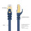 Επίπεδο καλώδιο Ethernet Cat8, καλώδιο δικτύου RJ45 - 1 μ. 5