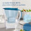 Κανάτα φίλτρου BRITA - Marella Bleue - Χωρητικότητα 2,4L χωρίς 1,4L φιλτραρισμένου νερο 2