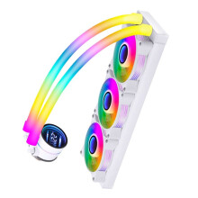 Water Cooler 360mm ARGB Cpu Cooler for Lga2011v3 1200 for AM4 IWONGOU Pc Water Cooling Temperature Display