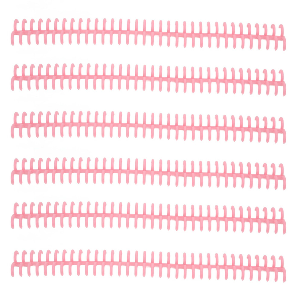 10PCS 34 Hole Plastic Split Loose Leaf Rings
