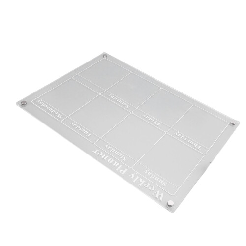 Acrylic Dry Erase Board Set 15.7x11.8in 1