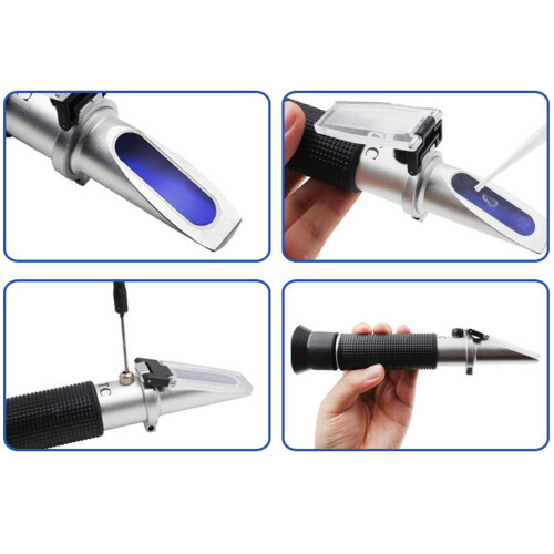 Salinity Refractometer Double Scale 0-100%