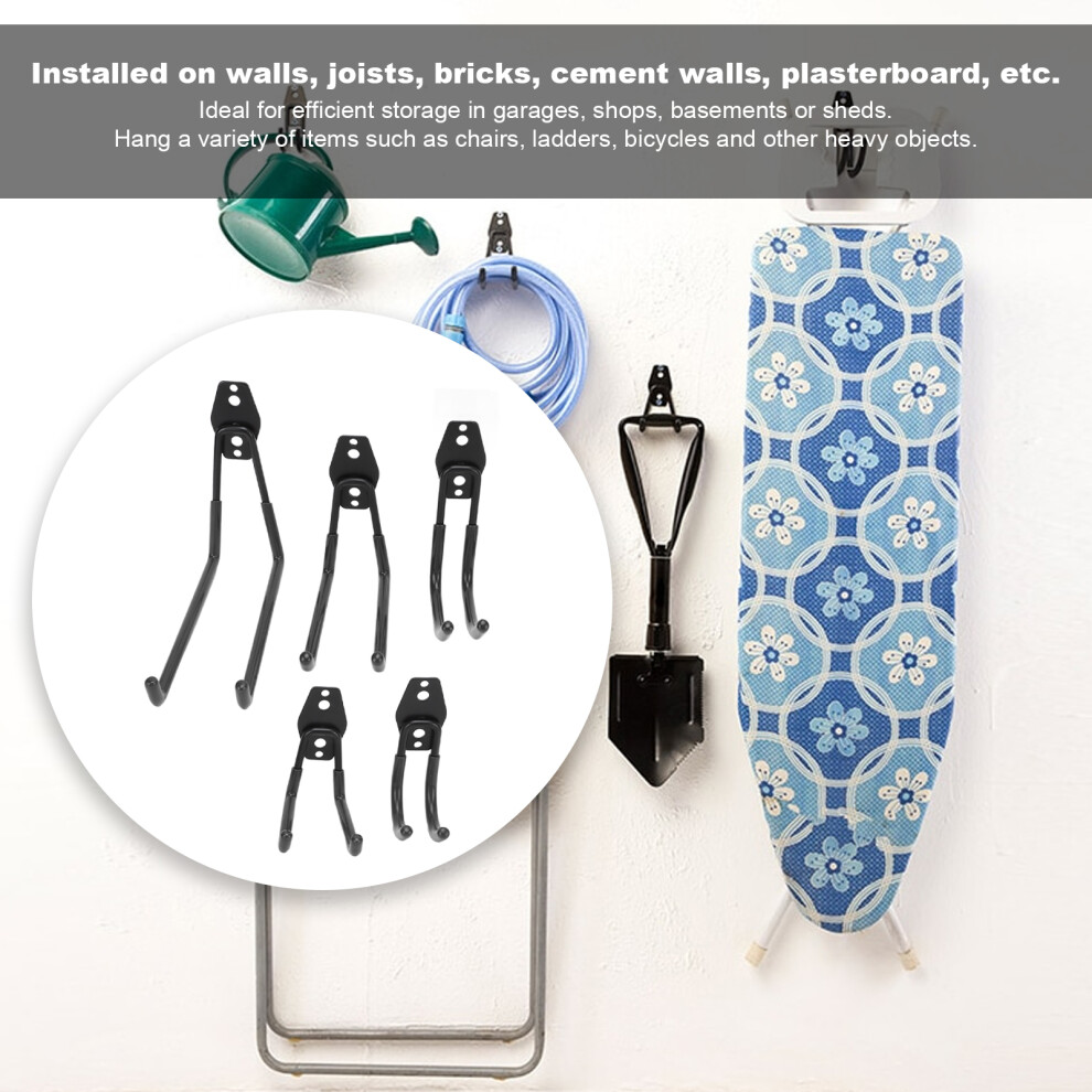 40Kg Wall Hooks Garage 5 Pack 7293282426849