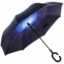 Paraguas automático invertido grande, impermeable, con protección UV y resistente al viento.