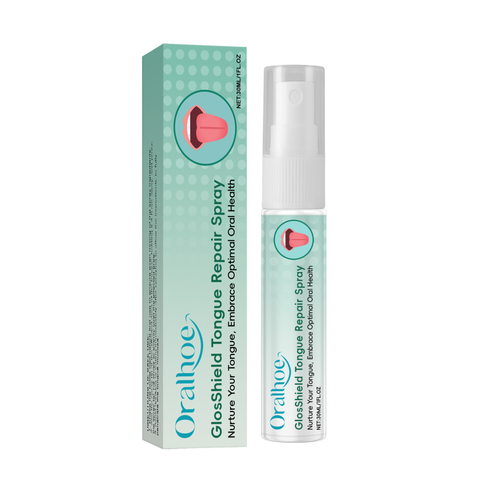 ORALHOE tongue care spray, soothing mouth, fresh breath, portable design, easy to spray daily care spray