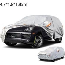 Funda impermeable para SUV de 210D, protección contra la lluvia y los rayos UV en cualquier condición climática, con cremallera, 4,7 x 1,9 x