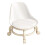 Kids Roller Step Stool Low Backrest White 4