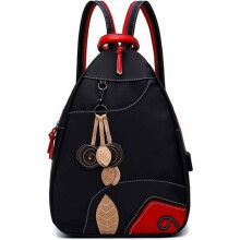 Bolso bandolera para mujer, bolso de hombro, bolso de mano, mochila, 26 x 13 x 39 cm, con puerto de carga USB.