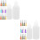 2Sets Nadelflasche Für Ton, Squeeze Flasche, Kunststoff Bunt 5