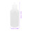 2Sets Nadelflasche Für Ton, Squeeze Flasche, Kunststoff Bunt 7