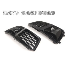 Front Bumper Fog Light Cover Side Grille Bezel Insert Trim for Q5 2018-2020 80A807679F 80A807680F 80A807679D