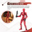 Robot Action Figure, 3D Printed with Full Articulation for Stop Motion Animation Red 8