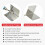 2 PC Corner Tool Set,Inside Corner Knife & Outside Corner Knife with Soft Grip Handle,Plastering Bricklaying Corner 3