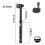 RACEWORK Wireless Controlled Dropper  Post Mountain Road Bicycle Wireless  Electric Dropper  Post 27.2 10