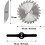 Erstatningsblad for gresstrimmer, batteridrevet gresstrimmer, elektrisk metallrydder 2