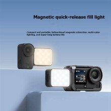Magnetic Quick Release Fill Light Waterproof Selfie Light for OSMO Action 6 Magnetic LED Video Lamp