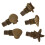 5pcs Ocean-Themed Brass Bookmark with Spring Metal Clip for Notebook and Studen 2