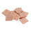 100pc Red Copper Cooler Thermal Pads 11